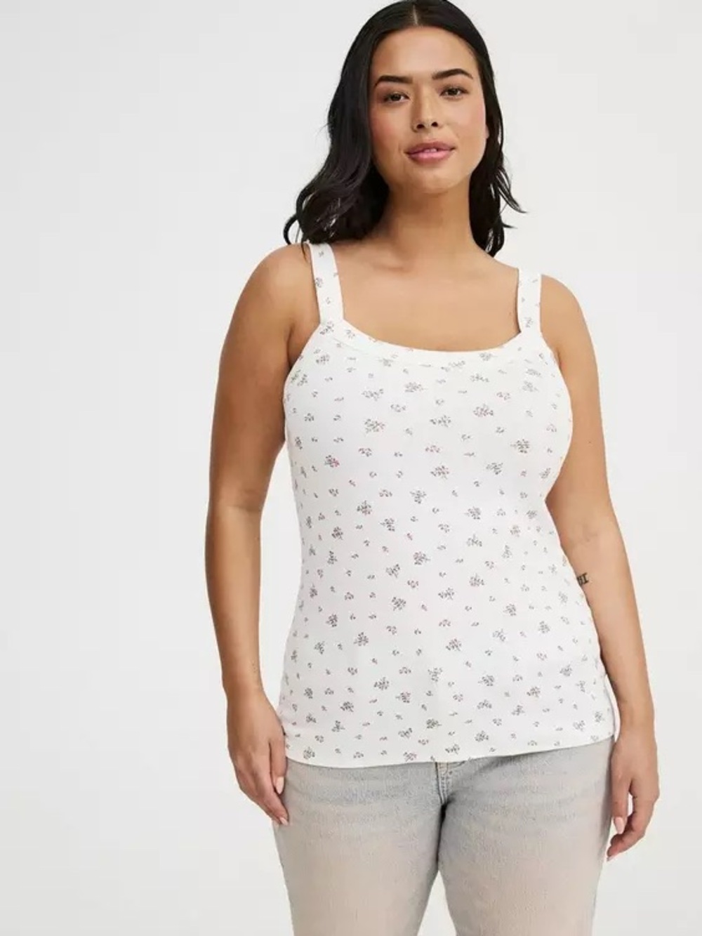 Torrid Cotton Modal Wide Strap Tank
